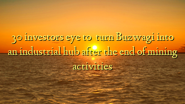 30 investors eye to  turn Buzwagi into an industrial hub after the end of mining activities